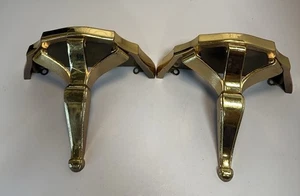Vtg Hollywood Regency 1993 Burwood Gold Wall Shelves 3259 A&B READ - Picture 1 of 20