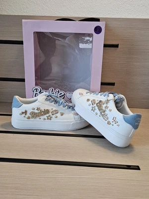 Zapatilla deportiva BARBIE X ALDO Barbiestep de caña baja ~ azul ~ talla 6,5 Foto 1 de 4