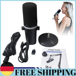 Microphone de jeu dynamique USB XLR microphone d'ordinateur dynamique RGB - Photo 1/12