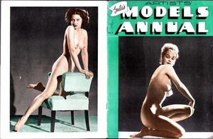 GALES ARTISTS MODELS ANNUAL NUMBER 5  PINUP MAGAZINE 1950'S - Picture 1 of 24