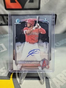 2025 Bowman Kevyn Castillo Chrome Prospect Auto #CPA-KC Angels - Picture 1 of 2