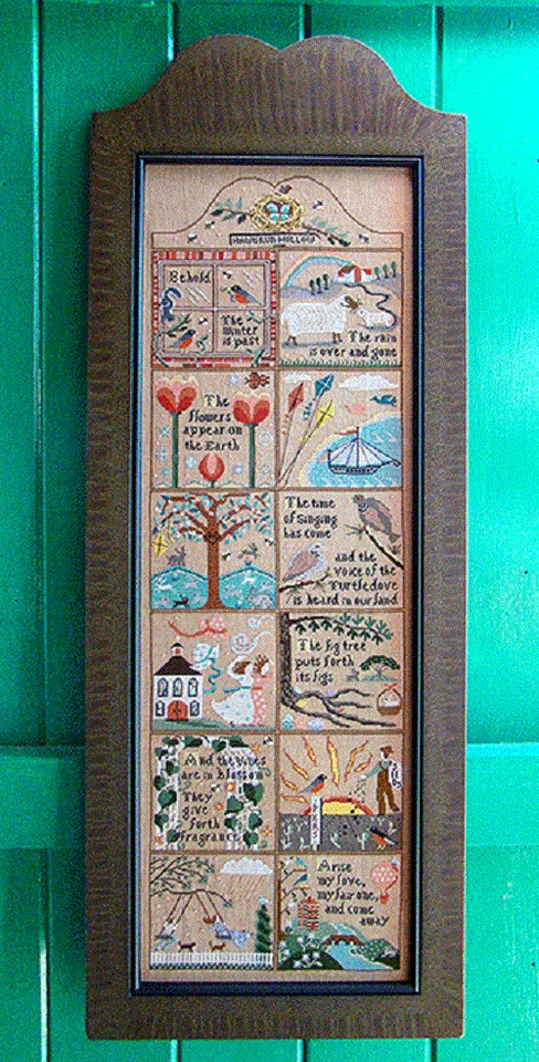 Spring at Hawk Run Hollow - Carriage House Samplings New Chart - Image 1 of 1