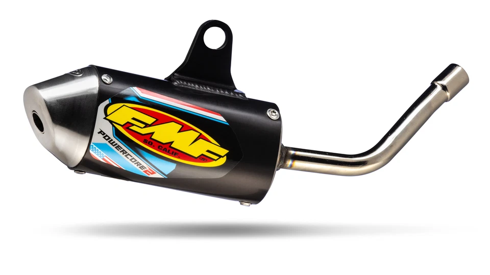 FMF Powercore 2 Silencer Black Anodized Muffler 2024-2025 KTM 50 SX TC 50 - Image 1 of 1