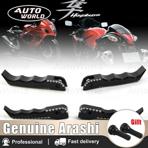 Front Rear Foot Pegs Pedal Footrest For Suzuki GSX-R1300 HAYABUSA 2008 - 2017 09 - Bild 1 von 11