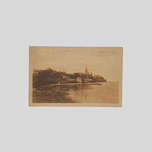 Cartolina fotografica d’epoca virata in seppia Parenzo Peschiera NV - Picture 1 of 2
