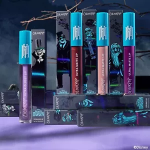 ColourPop Disney Haunted Mansion puchero sobrenatural ultra mate, conjunto de labios brillantes - Imagen 1 de 21