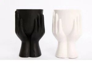 Keramik Matt Oberfläche Hand Design Vase - Bild 1 von 6