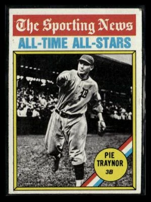 1976 Topps #343 Pie Traynor - Изображение 1 из 2