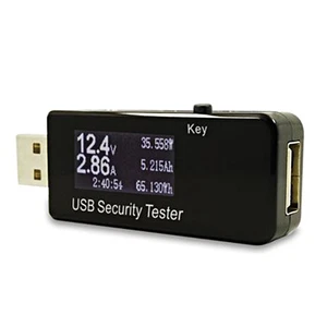 USB LCD Strom Spannung Leistungsmesser Kapazität Monitor Power - Bild 1 von 9
