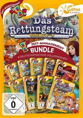 Das Rettungsteam 1-9 Sunrise Games PC Spiel Zeitmanagement Neu & OVP