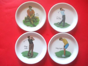 vtg - WILSON Golf Coasters - Gene Sarazen - George Archer - Dave Marr - PGA Tour - Picture 1 of 1