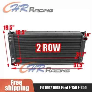 For Ford F-150 F-250 Expedition 4.2 V6 4.6 V8 Aluminum Radiator AT 1997 1998 - Picture 1 of 6