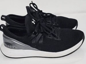 Under Armour Womens Breathe Trainer 3020282-002 black Running Shoes Sneakers 7.5 - Picture 1 of 7