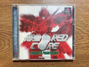 SONY PLAYSTATION  PS JAPAN Armored Core PROJECT PHANTASMA - Picture 1 of 2