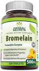 Herbal Secrets Bromelain 500 Mg 120 Tablets Non-GMO- Proteolytic Enzyme* Support