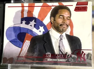 2022 Topps Stadium Club Red CHROME Dave Winfield #116 New York Yankees + 1 - Picture 1 of 2