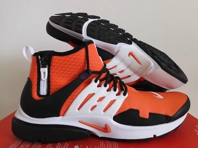 NIKE AIR PRESTO MID UTILITY ORANGE-ORANGE-BLACK-WHITE SZ 13 [DC8751-800] - Image 1 of 4