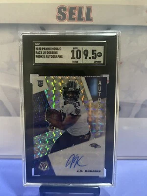 2020 Panini Mosaic - Rookie Autographs Mosaic #RA23 J.K. Dobbins (AU, RC) - Image 1 of 2