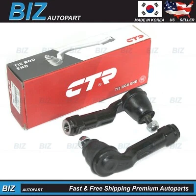 CTR Outer Tie Rod Ends 2PCS for 18-22 Hyundai Accent 18-23 Kia Rio 56820-H8000 - Изображение 1 из 4