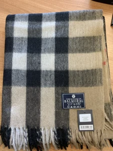 100% Recycled Wool Blanket | The House Of Balmoral | Exploded Camel Thomson - Imagen 1 de 3
