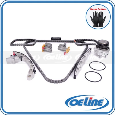 Kit de cadena de distribución bomba de agua para 03-05 INFINITI FX35 G35 Nissan 350Z Murano 3,5 L Foto 1 de 4