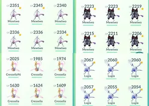 Legendaries Trade GO Pokemon Armored Mewtwo and more - Picture 1 of 64