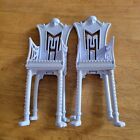 2 Monster High Doll Freaky Fusion Catacombs Furniture Tall Chairs
