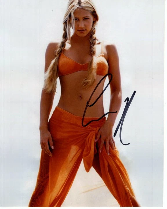 Foto BIKINI SEXY NARANJA 8x10 firmada autografiada por ANNA KOURNIKOVA Foto 1 de 1