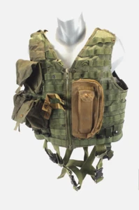 CHALECO DE SUPERVIVENCIA MILITAR DE EE. UU. CMU-33A/P22P-18V (OD) - Imagen 1 de 5