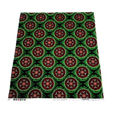 Joyful Christmas Kanvas Fat Quarter Fabric Square 100% Cotton 18" x 21" Minimum - Image 1 of 4
