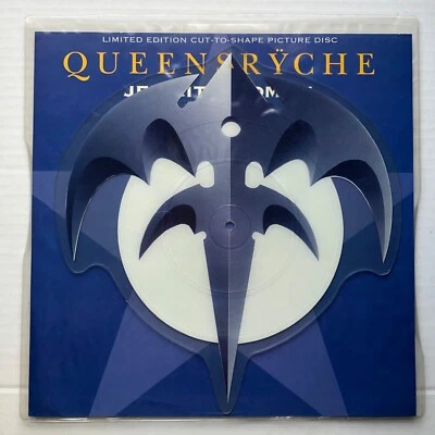 QUEENSRŸCHE Jet City Woman / Empire 1991 UK Ltd Ed 7" Shaped PICTURE DISC Foto 1 de 3