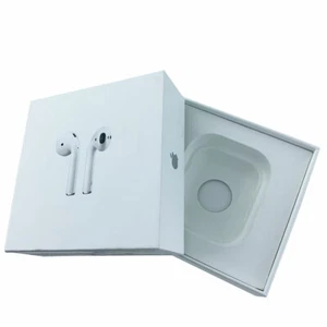 2X Apple AIRPODS Bluetooth CAJAS Auriculares (2 Cajas Vacías Solo) Usadas - Imagen 1 de 3