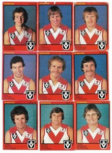 1982 Scanlens SOUTH MELBOURNE Team Set (15 Cards) - Picture 1 of 4