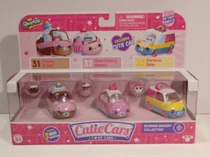 Shopkins Cutie Cars Bumper Bakery Collection #31, #32, #33 Moose Toys NEW in Box - Picture 1 of 4