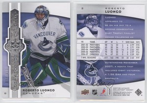 2007-08 Ultimate Collection /499 Roberto Luongo #2 HOF