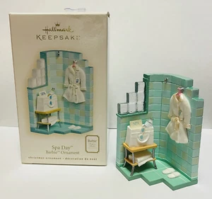 Hallmark 2007 Christmas Collectible Holiday Ornament ‘SPA DAY’ "Barbie" NEW - Picture 1 of 10