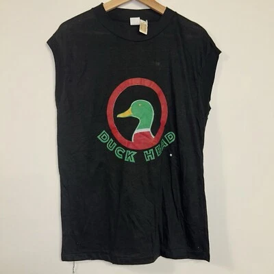 Vintage 80’s Duck Head Sleeveless T-shirt, Deadstock NWT, Size Large - Image 1 of 2