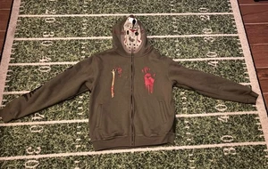 Sudadera con capucha Shoe Palace Jason Friday The 13th cremallera completa mediana con capucha máscara de hockey - Imagen 1 de 9