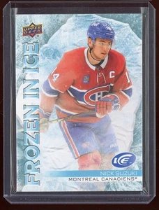 2022-23 Upper Deck Ice Frozen In Ice ''Ripped'' #FI14 Nick Suzuki - Picture 1 of 2