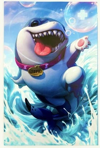 Jeff the Land Shark #1 Artgerm 1:100 Incentive Virgin Variant 2025 ~ TOPLOADER - Picture 1 of 13