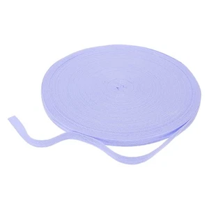 Cotton Twill Tape Ribbon 3/8 Inch 50 Yard Herringbone Webbing Tape, Light Purple - Picture 1 of 7