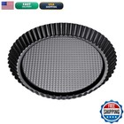 Zenker Non-Stick Carbon Steel Flan/Tart Pan, 11-Inch, Grey Z6521