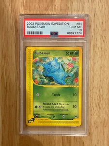 PSA 10 Bulbasaur Expedition #94 Pokemon 2002 Mint Rare - Picture 1 of 2