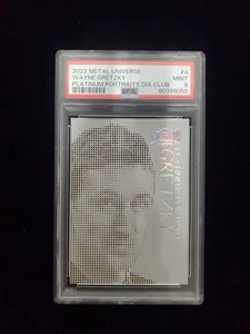 2023 Wayne Gretzky Metal Universe Platinum Portraits Diamond Club PSA 9 - Picture 1 of 2