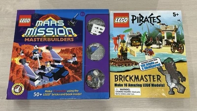 LEGO PIRATES BRICKMASTER and LEGO MARS MISSION MASTERBUILDERS BRICKS+BOOKS - Image 1 of 4