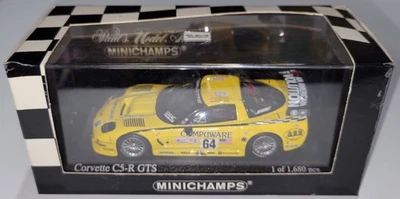 Minichamps 400041464 1/43 Corvette C5-R GTS 24 Hours Le Mans 2004 Gavin Beretta - Image 1 of 4
