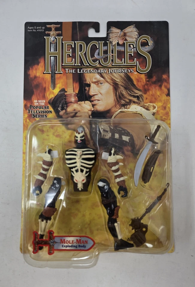 Figura de acción Toy Biz Hércules The Legendary Mole-Man con cuerpo explosivo 1996 NUEVO Foto 1 de 1