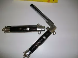 1 Pocket Switch Blade Comb Knife Gift Switchblade Push Button Bulk Birthday - Picture 1 of 1