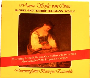 PROPRIUS CD PRCD-9008: ANNE SOFIE von OTTER - Handel, Monteverdi, etc - 1995 NM - Foto 1 di 5