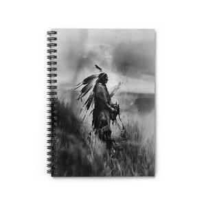 Native American Spiral Notizbuch - linierte Linie - Bild 1 von 6